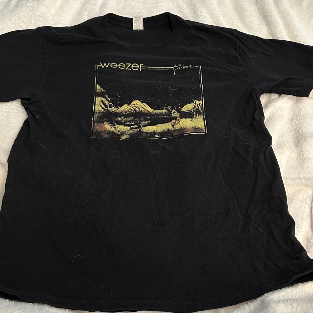 Black Weezer Graphic T-Shirt